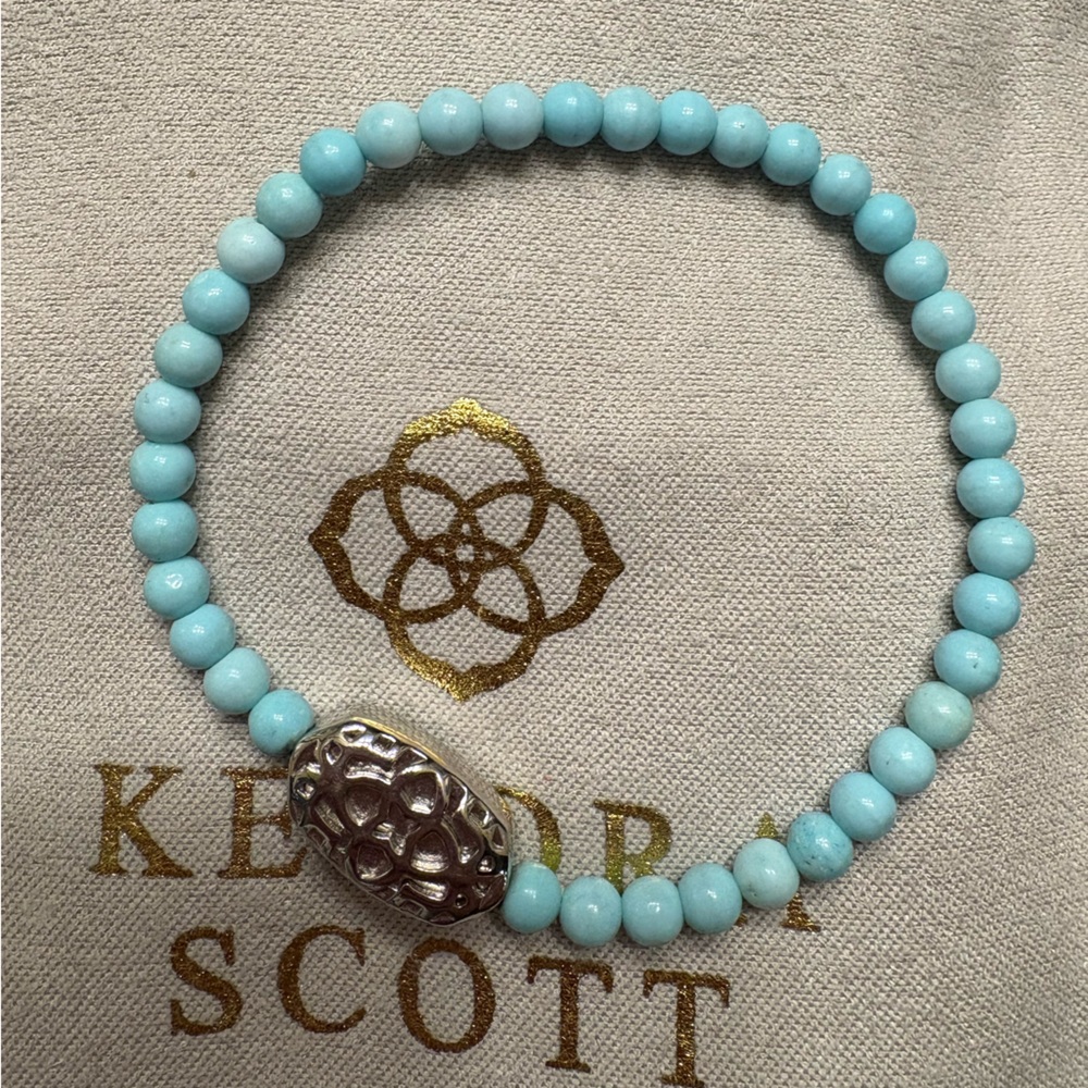 Kendra Scott Blue Bead Stone Bracelet - Picture 2 of 2